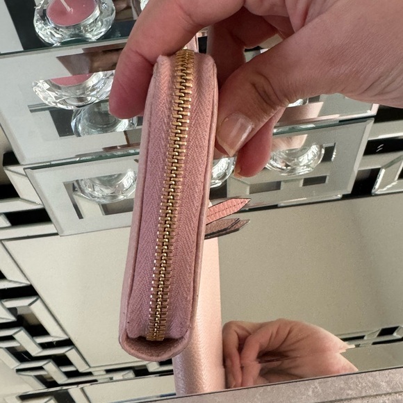 Gucci Marmont Pebbled Leather Wallet Pink - Picture 5 of 12